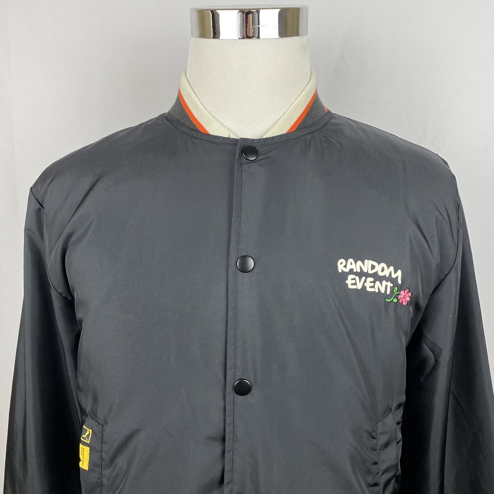 Puma x Randomevent Men's Small Button Retro Embroidered Graphic Track Jacket